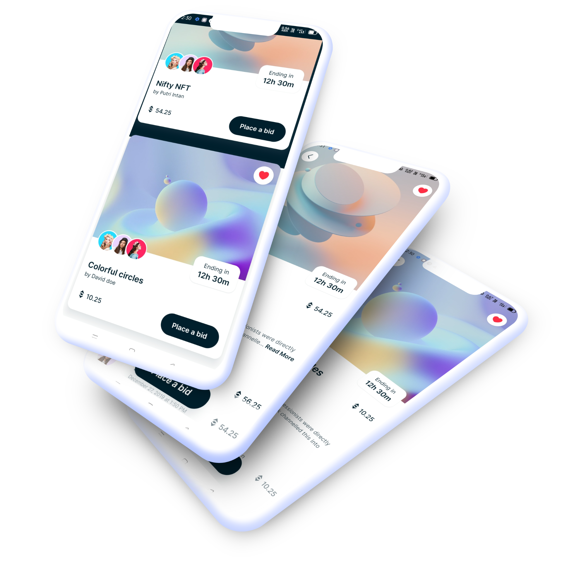 NFT MARKETPLACE(ReactNative + tailwind css)